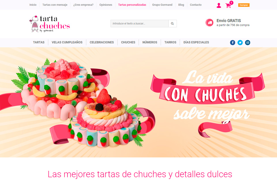 Comprar Tartas de Chuches Online